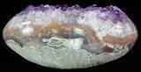 Purple Amethyst Crystal Heart - Uruguay #50913-1